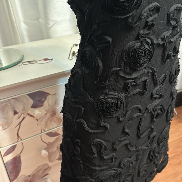 Black Dress with Soutache Embroidery - Picture 4 of 6